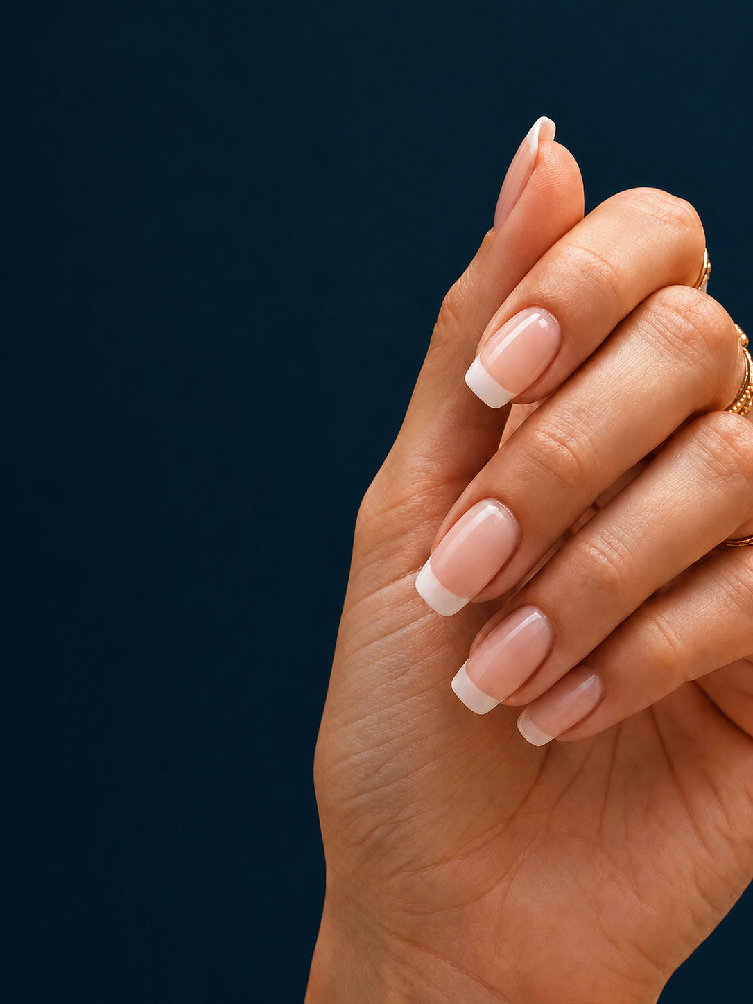 Healthy, manicured nails